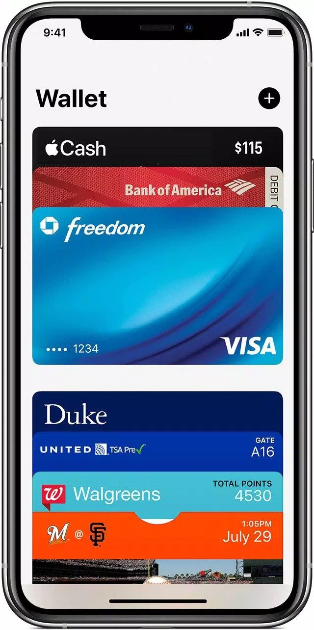 Ứng dụng Wallet trên iPhone (Ảnh: Internet).