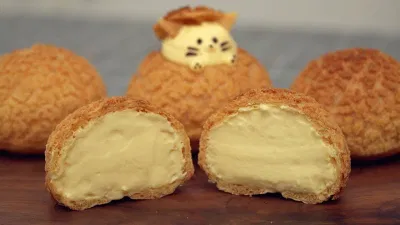 Bánh su kem vỏ giòn (Nguồn: Internet). Bánh su kem vỏ giòn (Nguồn: Internet).