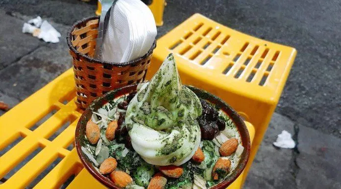 Món Bingsu mát lạnh quán Hoa Béo, (Ảnh: Internet)