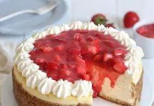 Chessecake vị dâu (nguồn internet)