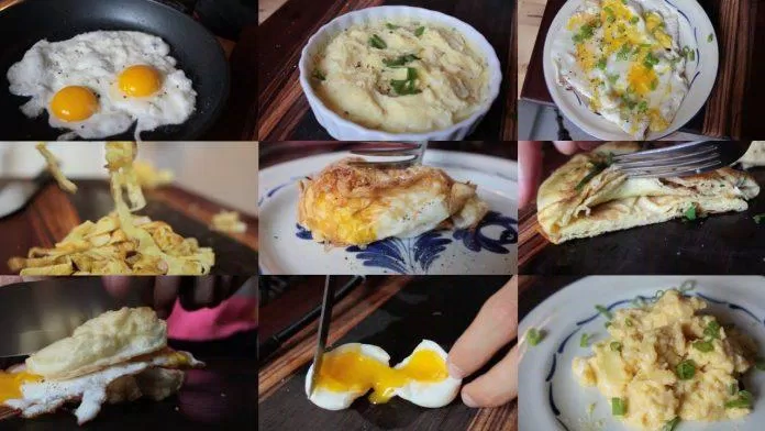 Trứng có thể làm nhiều món ăn khác nhau (ảnh: Internet).