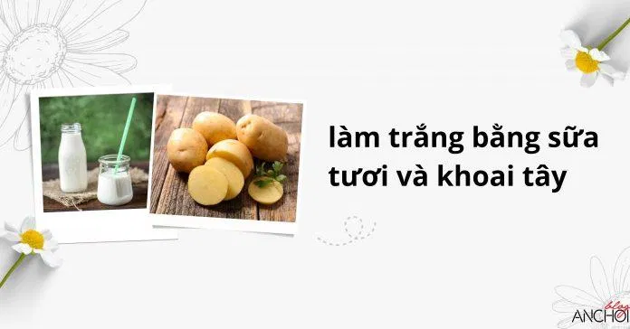Làm trắng da bằng khoa tây và sữa chua ( Nguồn: BlogAnChoi)