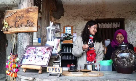 quán cà phê cực bắc
