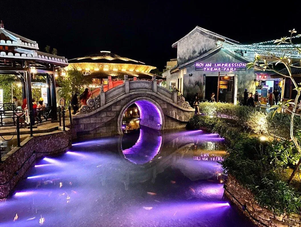 Vẻ đẹp của công viên ban đêm. (Ảnh: Internet)