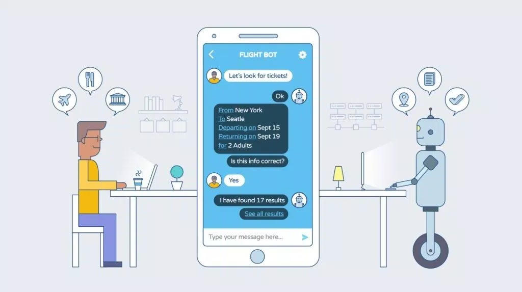 Chatbot là phần mềm mô phỏng khả năng giao tiếp của con người (Ảnh: Internet).