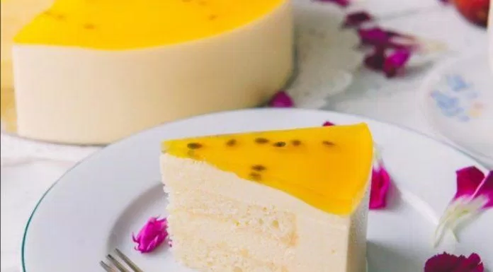 Bánh cheesecake chanh dây (nguồn internet)