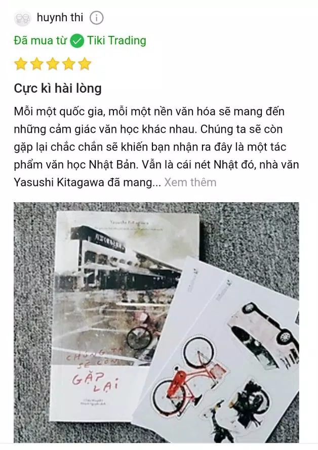 Nhận xét của đọc giả về "Chúng ta sẽ còn gặp lại" (Nguồn ảnh: Cap màn hình).