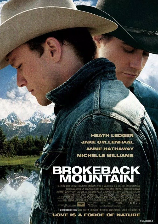 Poster phim Chuyện Tình Sau Núi - Brokeback Mountain (2005) (Nguồn: Internet) Poster phim Chuyện Tình Sau Núi - Brokeback Mountain (2005) (Nguồn: Internet)