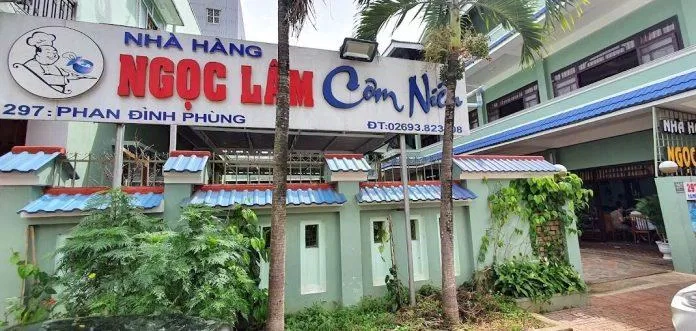 Không gian bên ngoài nhà hàng, (Ảnh: Internet)