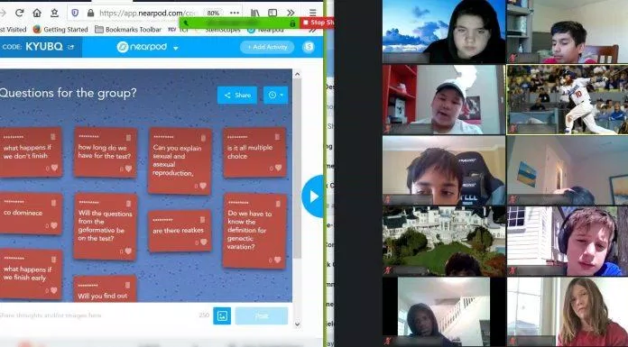 Trang web Nearpod giúp hỗ trợ học online (Nguồn: Internet)