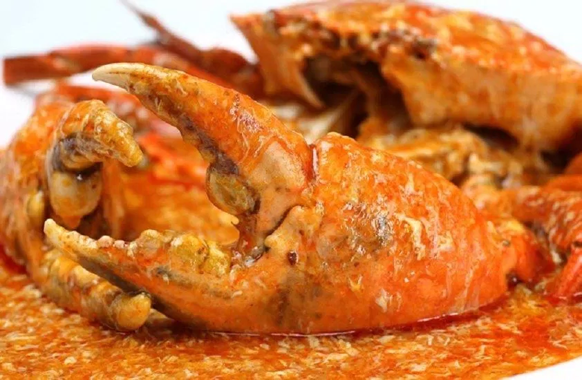 Singapore Chilli Crab có màu sắc cực kỳ thu hút và không quá cay, vị ngon tuyệt đỉnh (Ảnh: Internet). Singapore Chilli Crab có màu sắc cực kỳ thu hút và không quá cay, vị ngon tuyệt đỉnh (Ảnh: Internet).