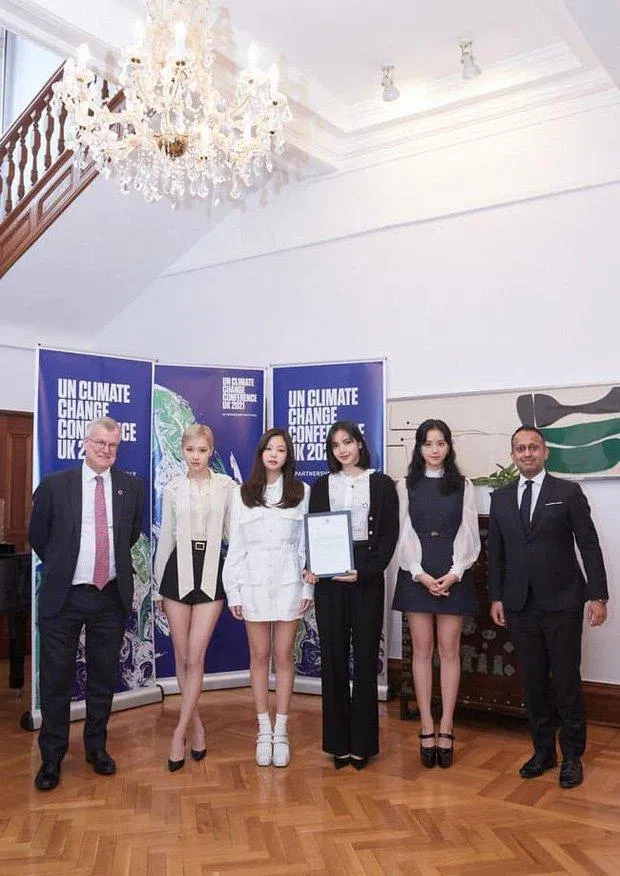 BLACKPINK trở thành Đại sứ Quan hệ công chúng về biến đổi khí hậu (Nguồn: Internet). BLACKPINK trở thành Đại sứ Quan hệ công chúng về biến đổi khí hậu (Nguồn: Internet).