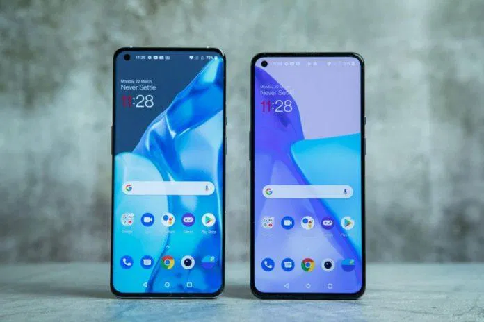 Điện thoại OnePlus 9 có màn hình tràn viền và không notch (Ảnh: Internet).