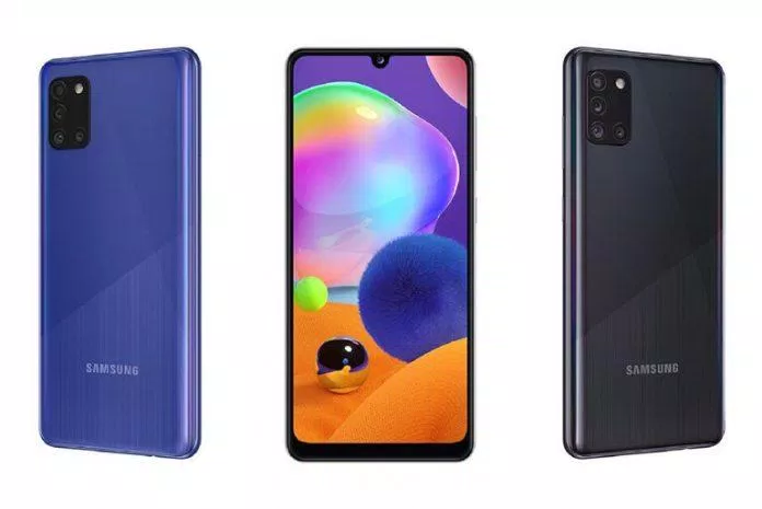 Điện thoại Samsung Galaxy A31 (Ảnh: Internet). Điện thoại Samsung Galaxy A31 (Ảnh: Internet).