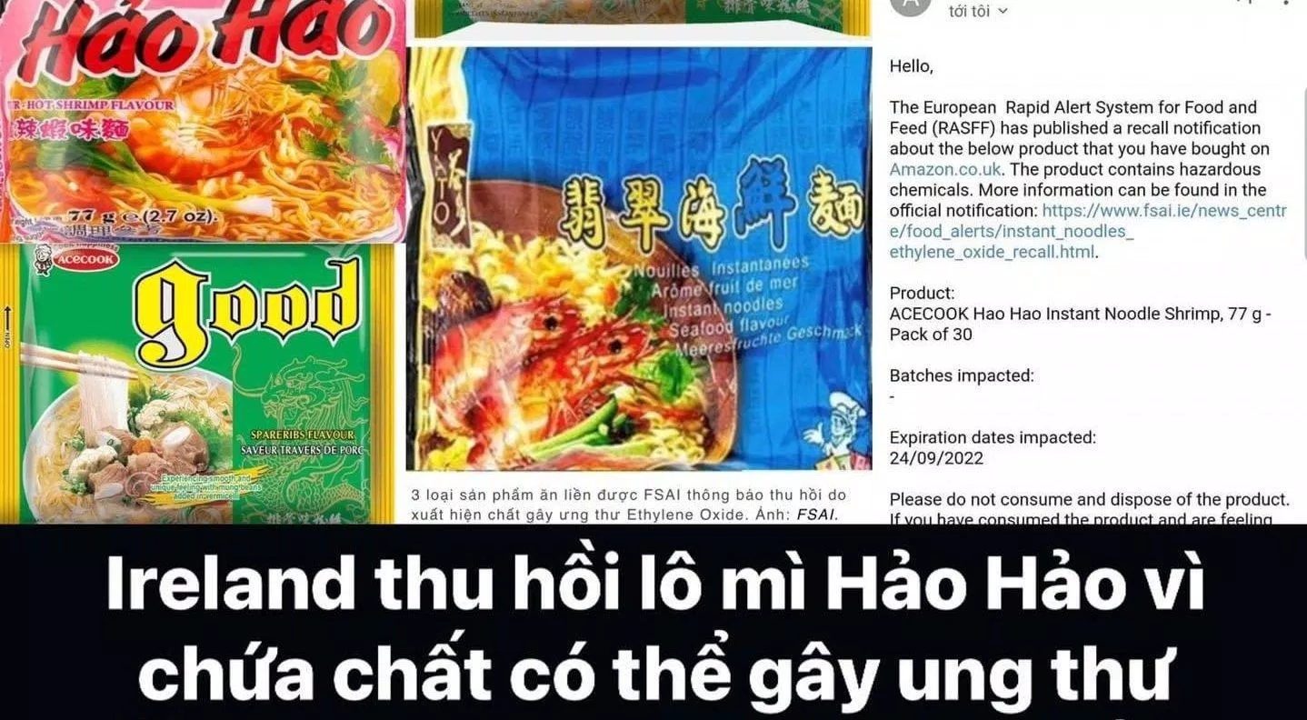 Ethylene oxide có khả năng gây ung thư (Ảnh: Internet). Ethylene oxide có khả năng gây ung thư (Ảnh: Internet).