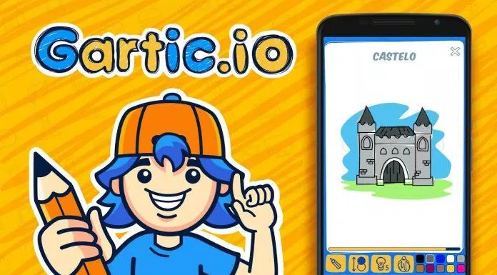 Game online có thể mời bạn bè cùng chơi Gartic.io (Ảnh: Internet).