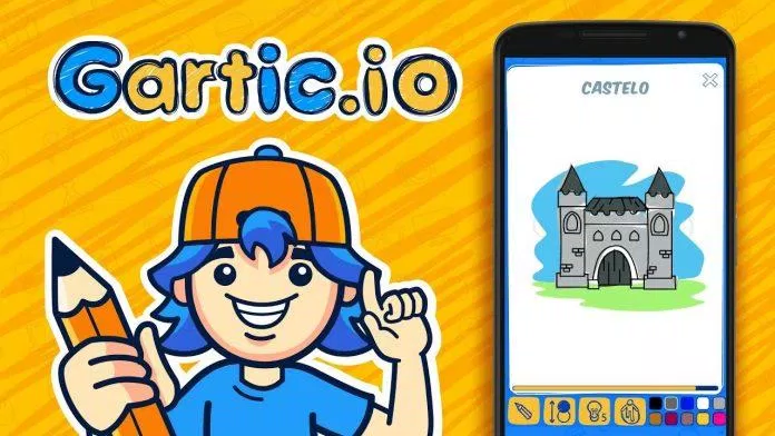 Game online có thể mời bạn bè cùng chơi Gartic.io (Ảnh: Internet).