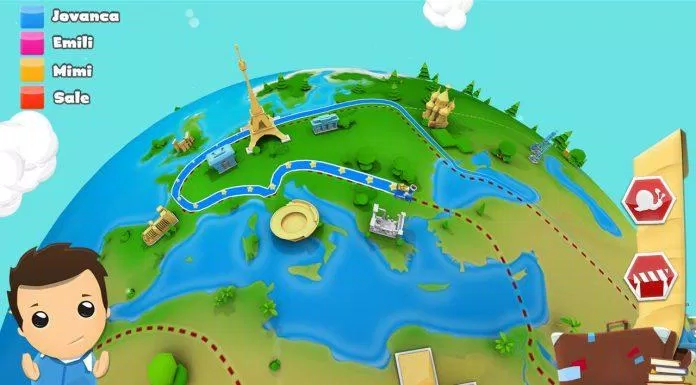 "Geography Quiz Game 3D" là một ứng dụng giúp trẻ hiểu hơn về các đất nước trên thế giới (Ảnh: Internet).