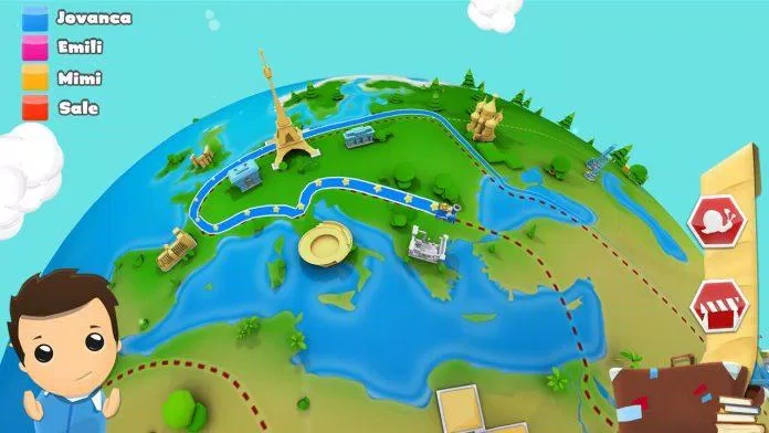 "Geography Quiz Game 3D" là một ứng dụng giúp trẻ hiểu hơn về các đất nước trên thế giới (Ảnh: Internet).