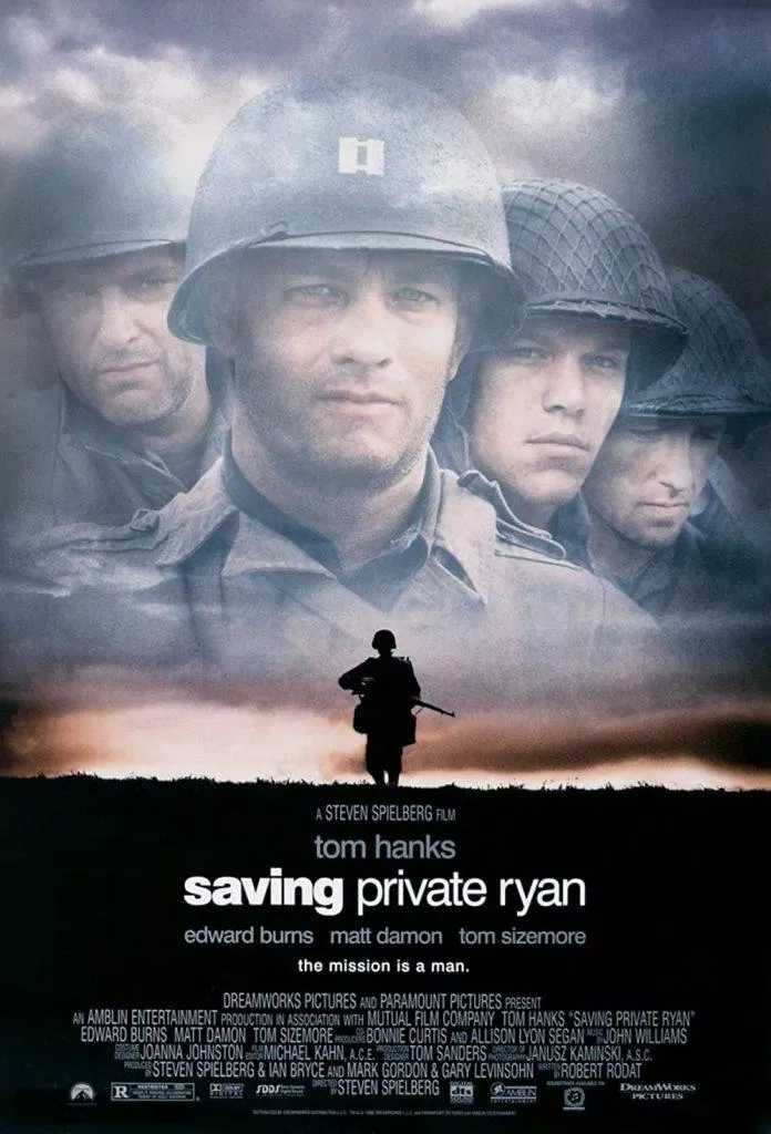 Poster phim Giải Cứu Binh Nhì Ryan - Saving Private Ryan (1998) (Ảnh: Internet)