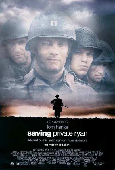 Poster phim Giải Cứu Binh Nhì Ryan - Saving Private Ryan (1998) (Ảnh: Internet)