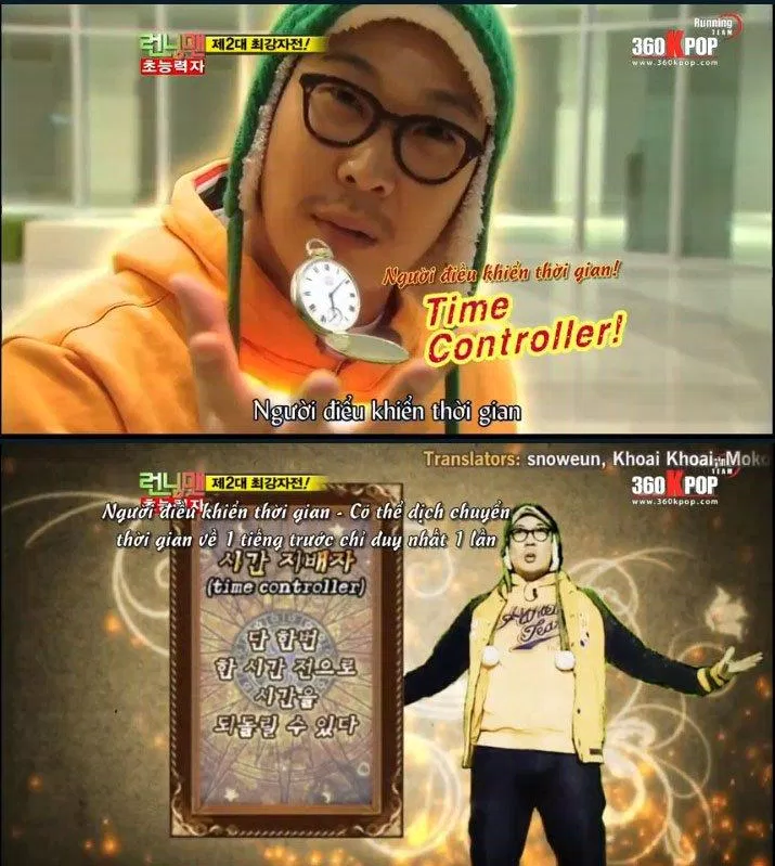 Haha người có thể điều khiển thời gian ( người có thể dịch chuyển thời gian về một tiếng trước chỉ sử dụng được một lần. (Ảnh: Internet). Haha người có thể điều khiển thời gian ( người có thể dịch chuyển thời gian về một tiếng trước chỉ sử dụng được một lần. (Ảnh: Internet).