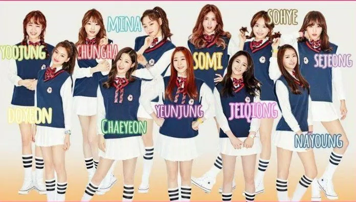 Nhóm I.O.I với đội hình 9 thành viên (Nguồn: Internet).