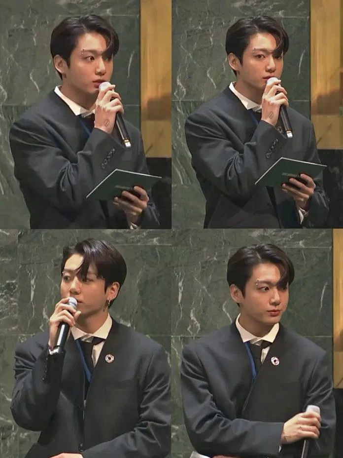 Jungkook tại UNGA 2021 (Ảnh: Internet)