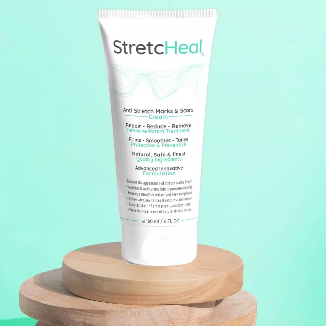 Kem trị rạn Stretcheal Anti Stretch Marks & Scars Cream với thiết kế tuýp nhựa dễ sử dụng ( Nguồn: internet)