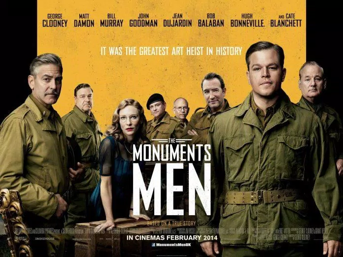 Poster phim Kho Báu Bị Đánh Cắp - The Monuments Men (2014) (Ảnh: Internet)