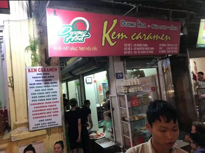 Không gian quán caramen, (Ảnh: Internet)