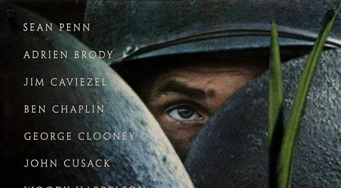Poster phim Lằn Ranh Đỏ Mỏng Manh - The Thin Red Line (1998) (Ảnh: Internet)