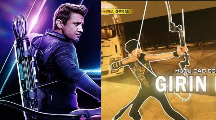 Lee Kwang Soo sẽ đảm nhận vai Hawkeye: Dùng cung tiễn bắn vào đối phương, người bị bắn trúng sẽ vào tù ngồi chờ phạt 10 phút. (Ảnh: Internet). Lee Kwang Soo sẽ đảm nhận vai Hawkeye: Dùng cung tiễn bắn vào đối phương, người bị bắn trúng sẽ vào tù ngồi chờ phạt 10 phút. (Ảnh: Internet).