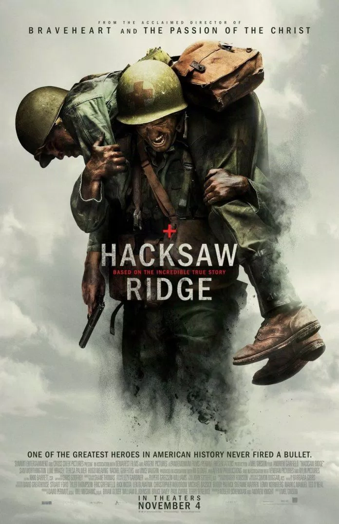 Poster phim Người Hùng Không Súng - Hacksaw Ridge (2016) (Ảnh: Internet)