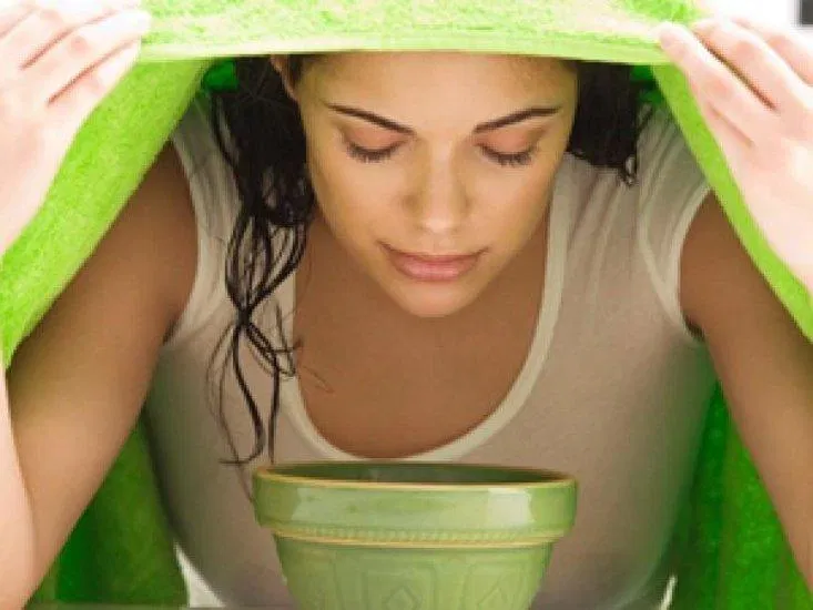 Dùng khăn chùm kín để hơi nước không thoát ra ngoài (ảnh: internet)