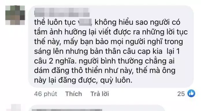 Cũng có những ý kiến trái chiều về dòng caption của Noo Phước Thịnh. (Ảnh: Facebook Nguyen Phuoc Thinh)