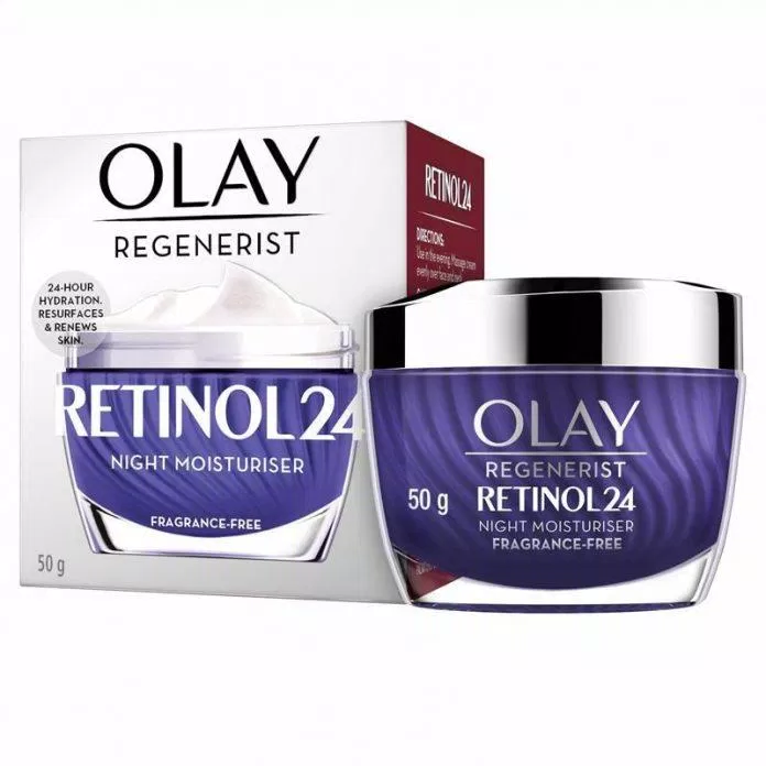 Kem dưỡng ban đêm retinol giảm thâm Olay Regenerist Retinol 24 Night Moisturiser (Ảnh: Internet)