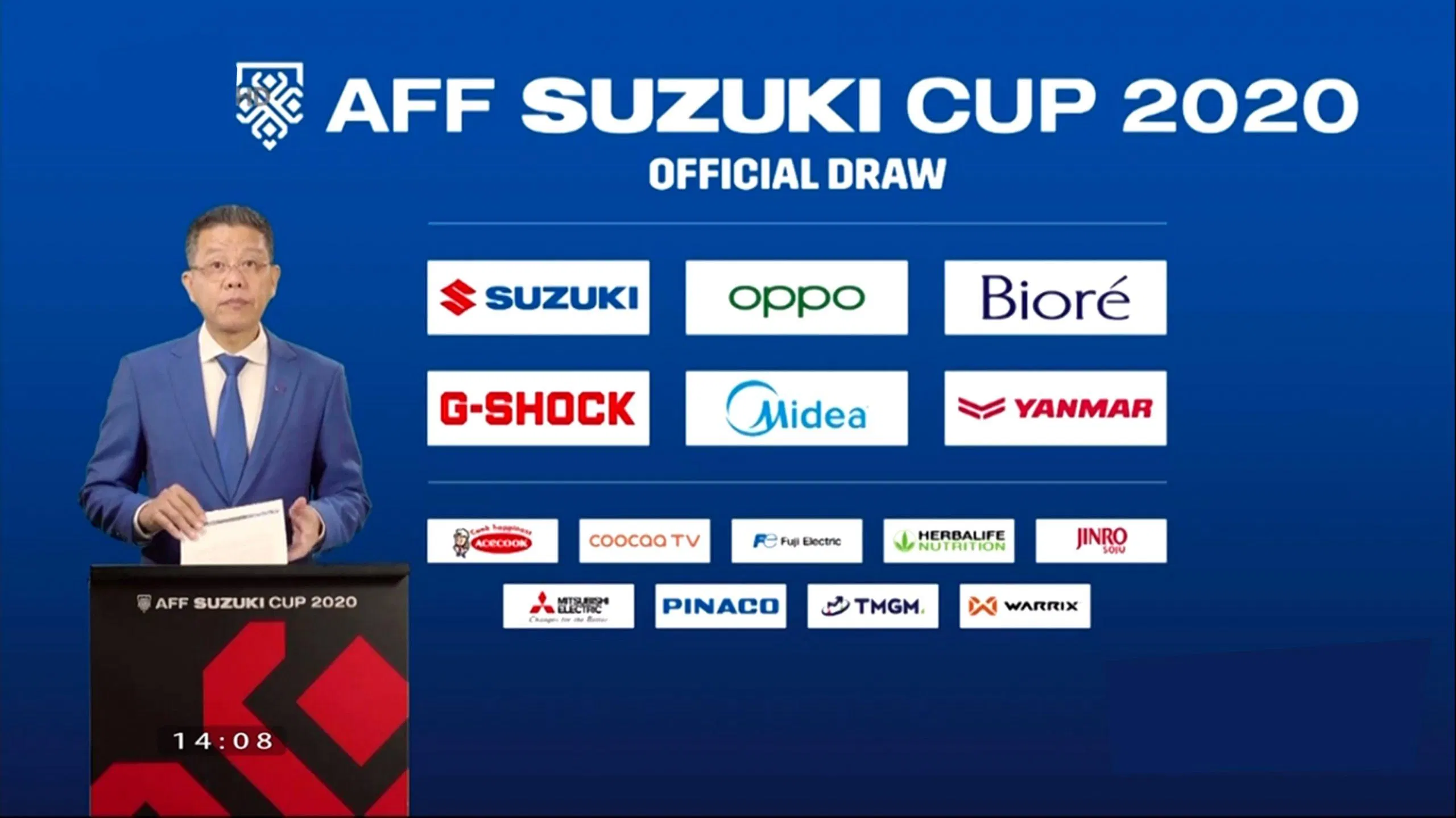 Ban tổ chức giải AFF Suzuki Cup 2020 tổ chức bốc thăm trực tuyến (Nguồn: Internet). Ban tổ chức giải AFF Suzuki Cup 2020 tổ chức bốc thăm trực tuyến (Nguồn: Internet).
