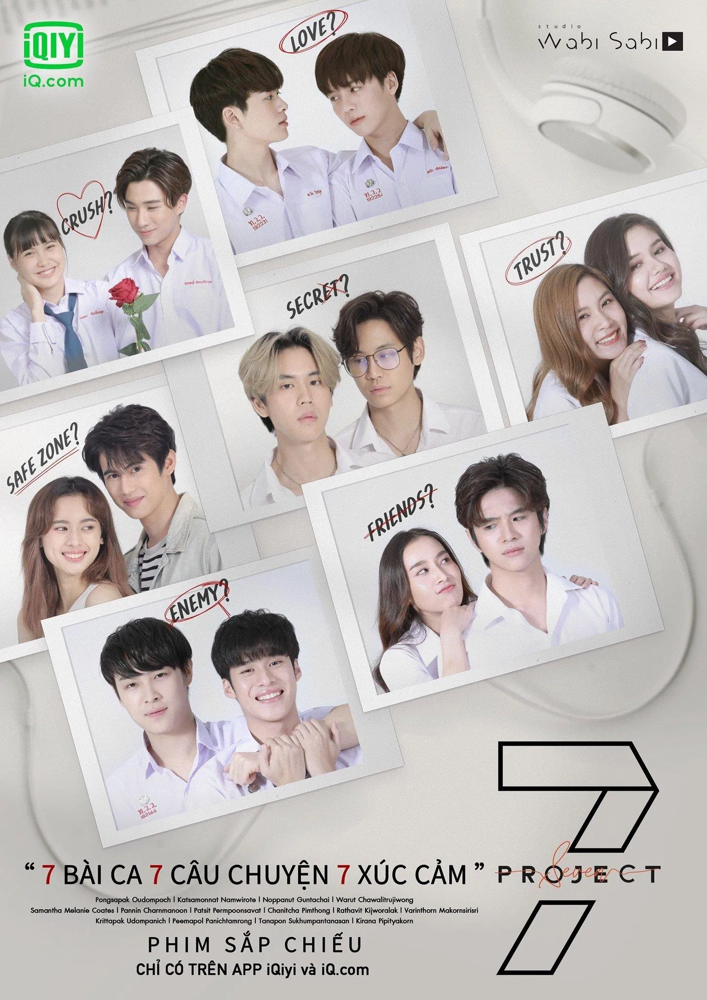 Phim Boylove Thái Lan - 7 Dự Án poster (Ảnh: Internet).