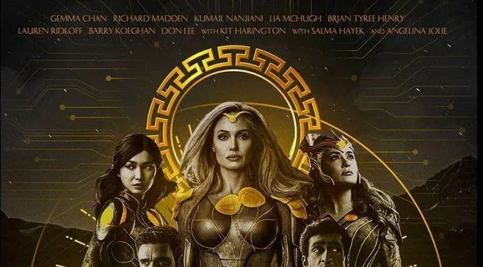 Poster phim chiếu rạp Eternals (Ảnh: Internet)
