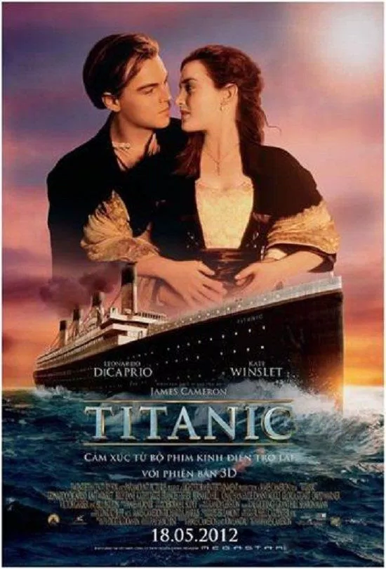 Poster phim Titanic. (Ảnh: Internet)