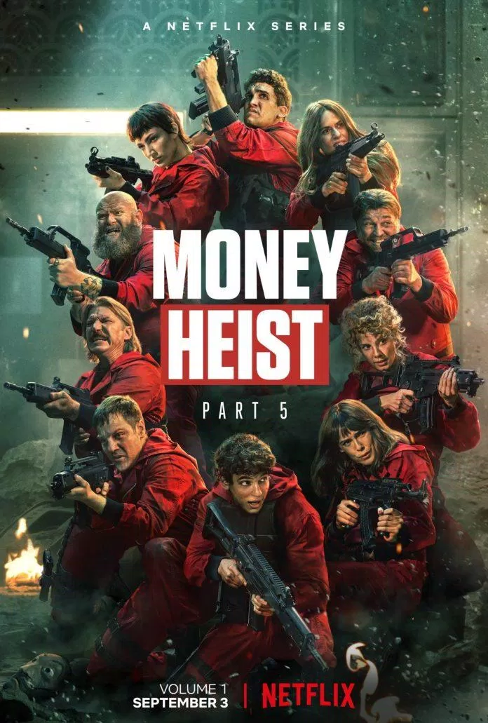 Poster phim Money Heist Season 5. (Internet in ảnh)