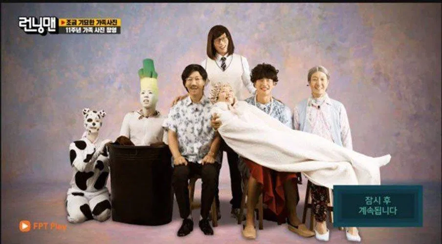 Running Man với concept ảnh gia đình. (Ảnh: Internet). Running Man với concept ảnh gia đình. (Ảnh: Internet).