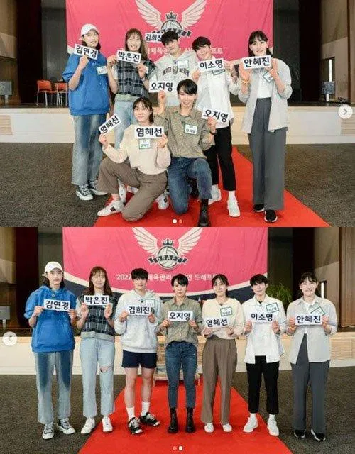 7 cầu thủ bóng chuyền Hàn Quốc tham gia Running Man. (Ảnh: Internet) 7 cầu thủ bóng chuyền Hàn Quốc tham gia Running Man. (Ảnh: Internet)