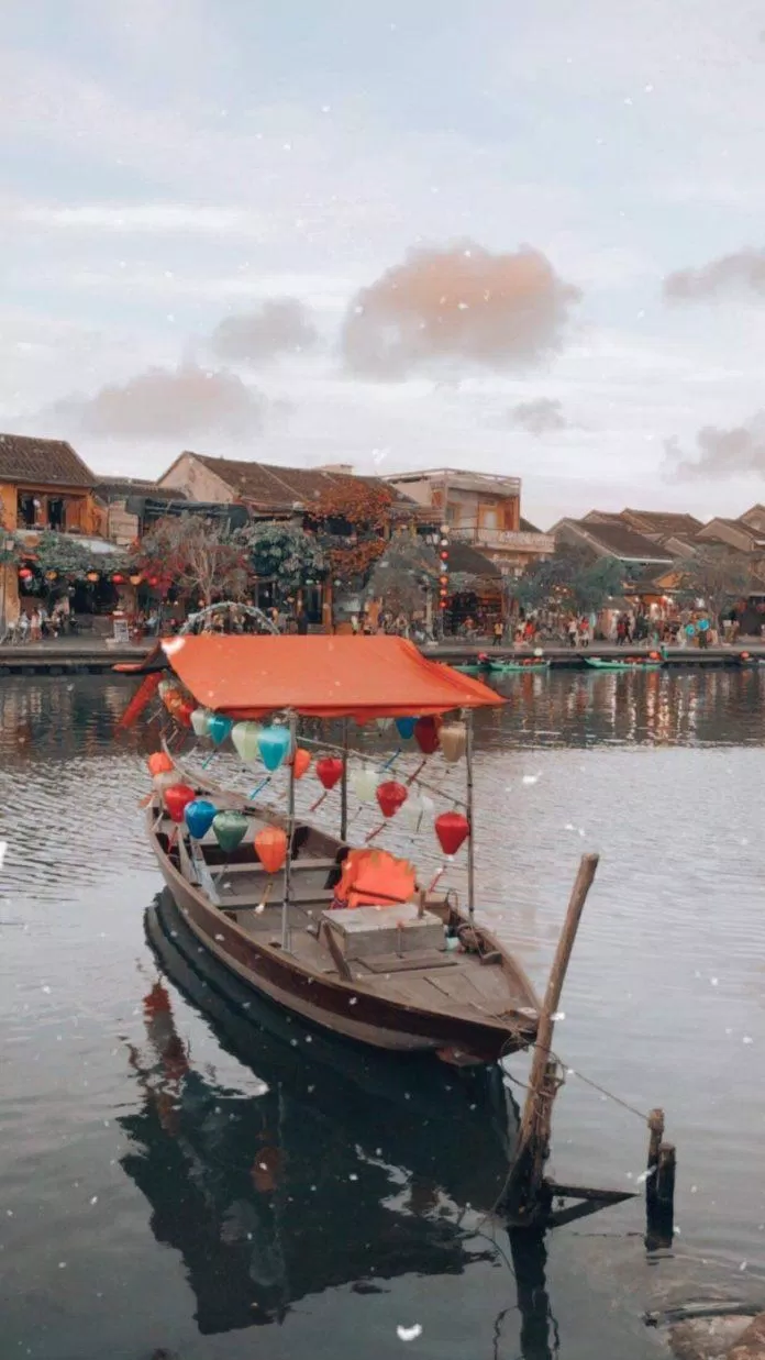Bến Thuyền sông Thu Bồn. (Ảnh: Kim Cúc) Bến Thuyền sông Thu Bồn. (Ảnh: Kim Cúc)