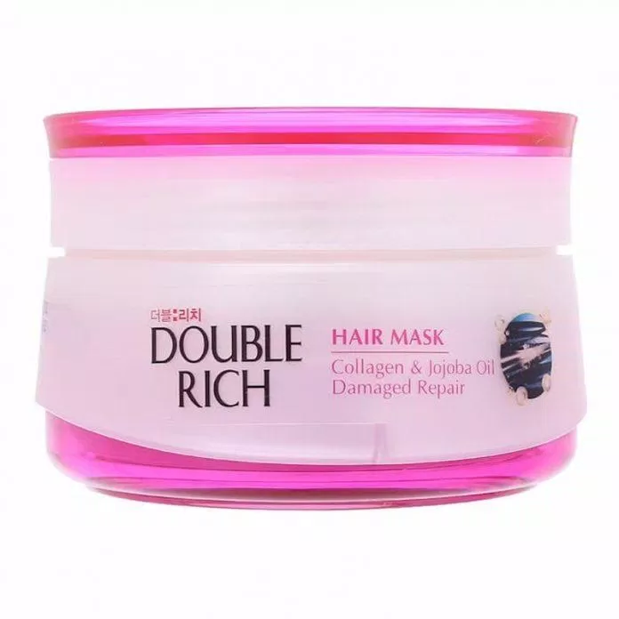 Kem ủ tóc Double Rich Hair Mask Collagen & Jojoba Oil Damaged Repair giúp mái tóc chắc khỏe óng mượt (Nguồn: internet) Kem ủ tóc Double Rich Hair Mask Collagen & Jojoba Oil Damaged Repair giúp mái tóc chắc khỏe óng mượt (Nguồn: internet)