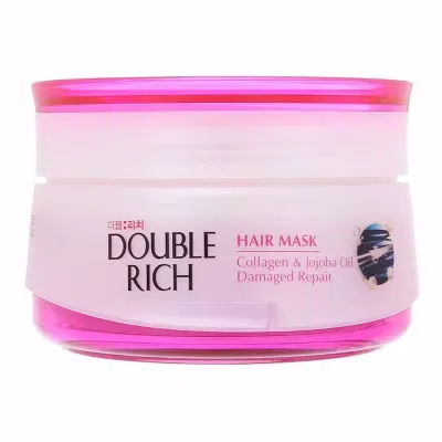 Kem ủ tóc Double Rich Hair Mask Collagen & Jojoba Oil Damaged Repair giúp mái tóc chắc khỏe óng mượt (Nguồn: internet) Kem ủ tóc Double Rich Hair Mask Collagen & Jojoba Oil Damaged Repair giúp mái tóc chắc khỏe óng mượt (Nguồn: internet)