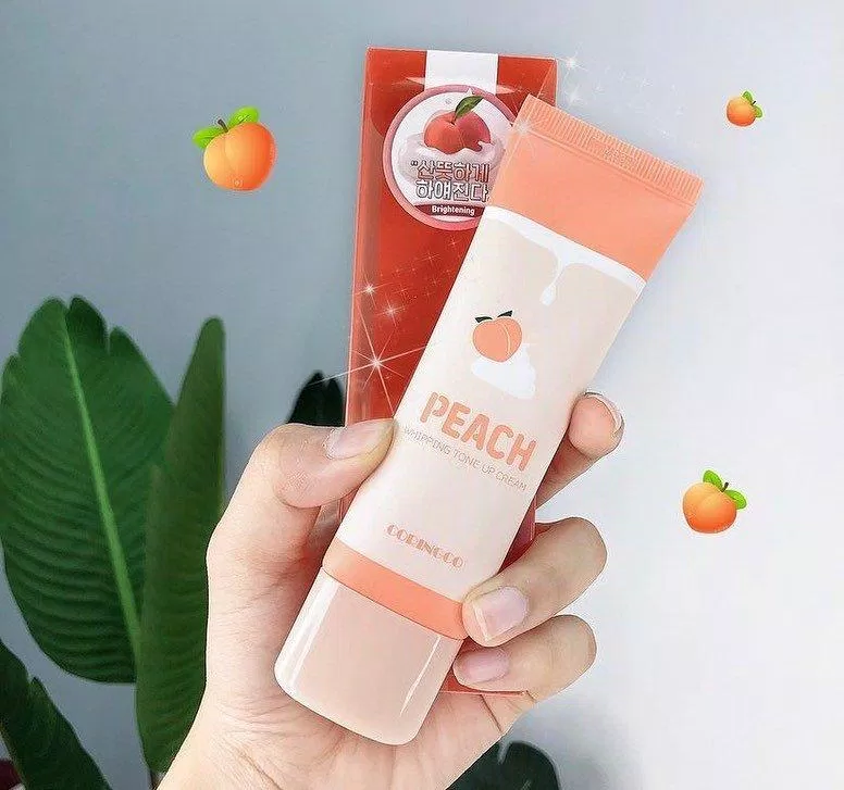 Kem Dưỡng Trắng Nâng Tông Da Coringco Peach Whipping Tone Up Cream. (Nguồn ảnh: Internet)