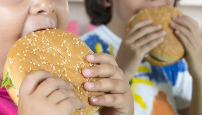 Thực phẩm là nguyên nhân quan trọng gây ra "đại dịch" béo phì ở trẻ em (Ảnh: Internet).