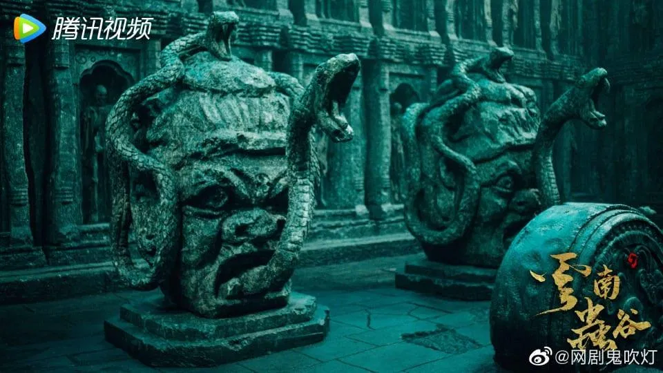 Bối cảnh phim Ma thổi đèn: Trùng cốc Vân Nam (Nguồn: Internet) Bối cảnh phim Ma thổi đèn: Trùng cốc Vân Nam (Nguồn: Internet)